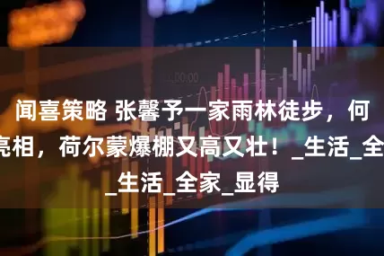闻喜策略 张馨予一家雨林徒步，何捷背心亮相，荷尔蒙爆棚又高又壮！_生活_全家_显得