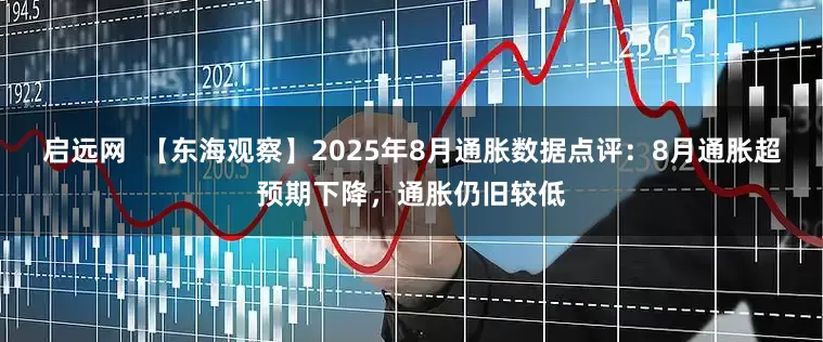 启远网  【东海观察】2025年8月通胀数据点评：8月通胀超预期下降，通胀仍旧较低